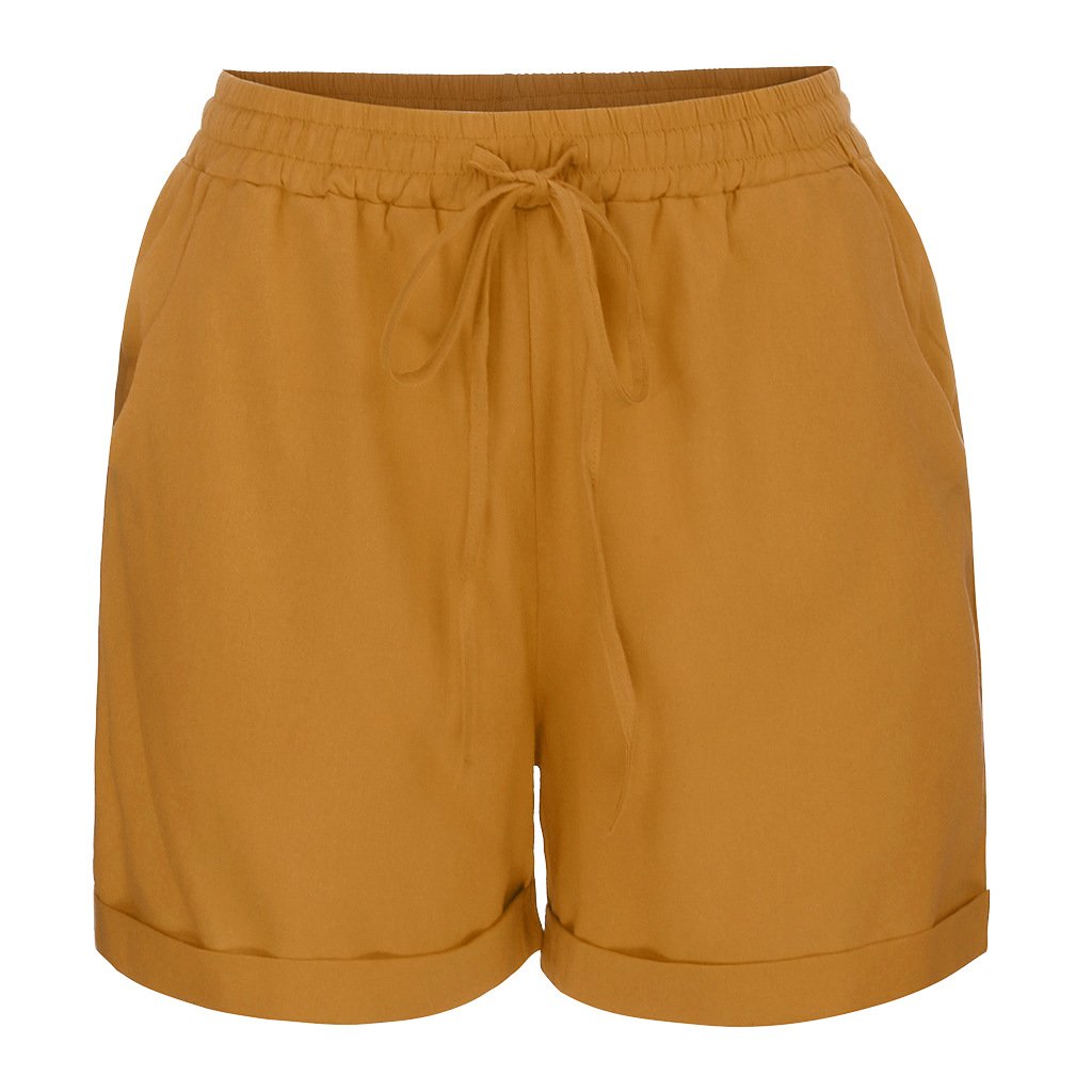 Hot Sale Ladies Loose Cotton Casual Shorts