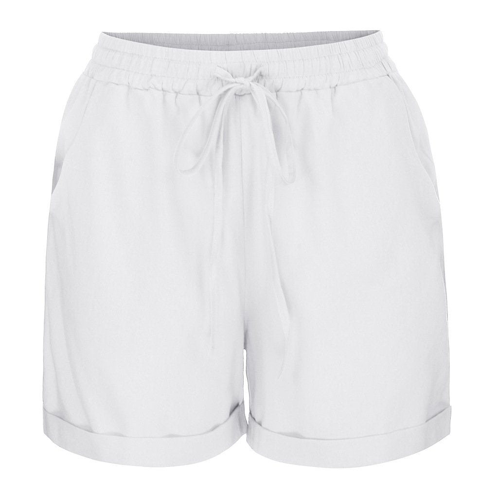 Hot Sale Ladies Loose Cotton Casual Shorts