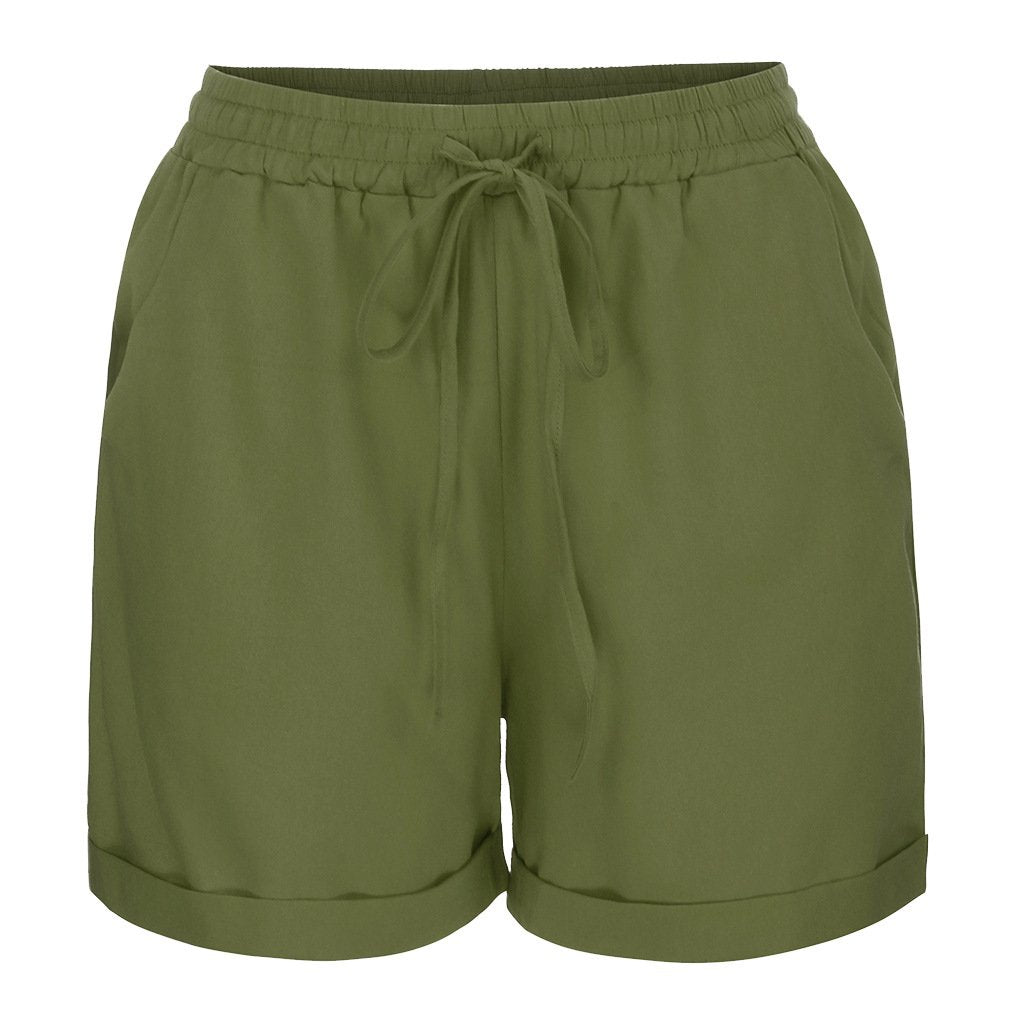 Hot Sale Ladies Loose Cotton Casual Shorts
