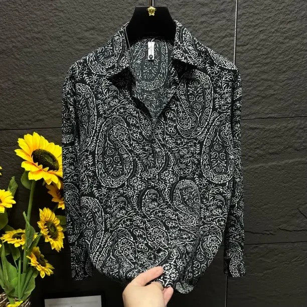 Camisa ligera de solapa para todo tipo de combinaciones