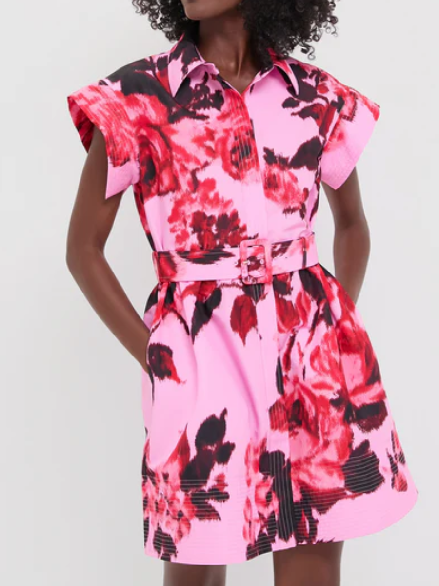 vestido estampado