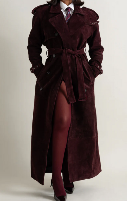 Gabardina de ante “Fashion Week”