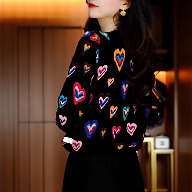 Cute Colorful Heart Top