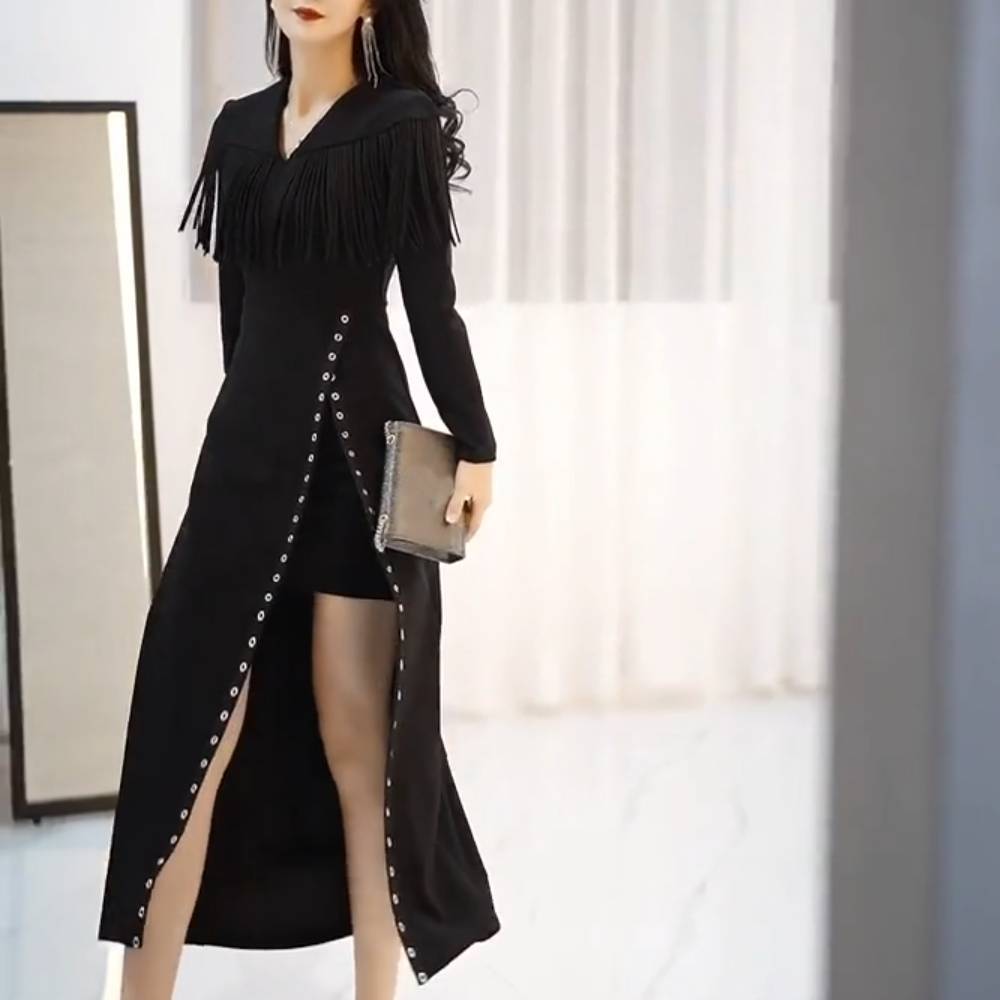 2023 New Style Slim Slit Long Dress