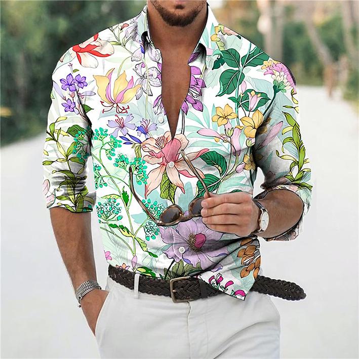 Floral print shirt