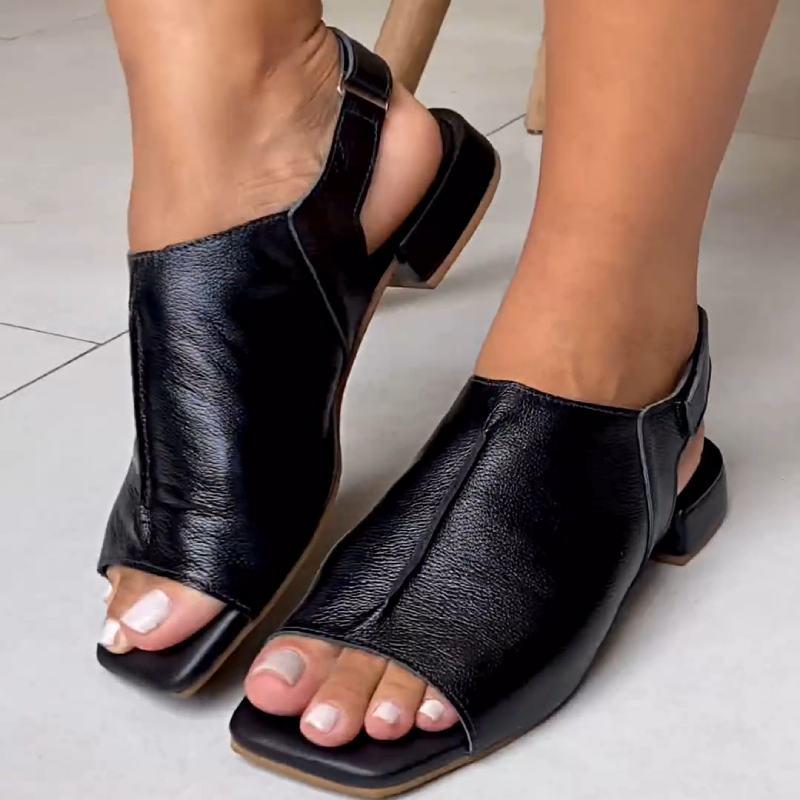 Chic Velcro Open Toe Sandals
