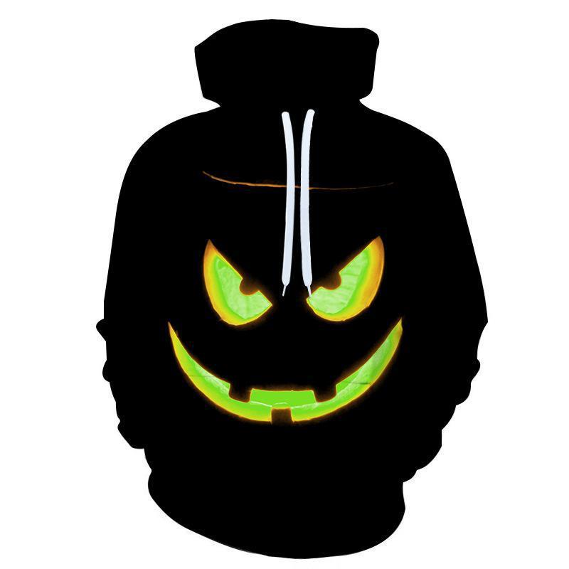 Pumpkin Halloween 3D Printed Hooded Sweatshirt