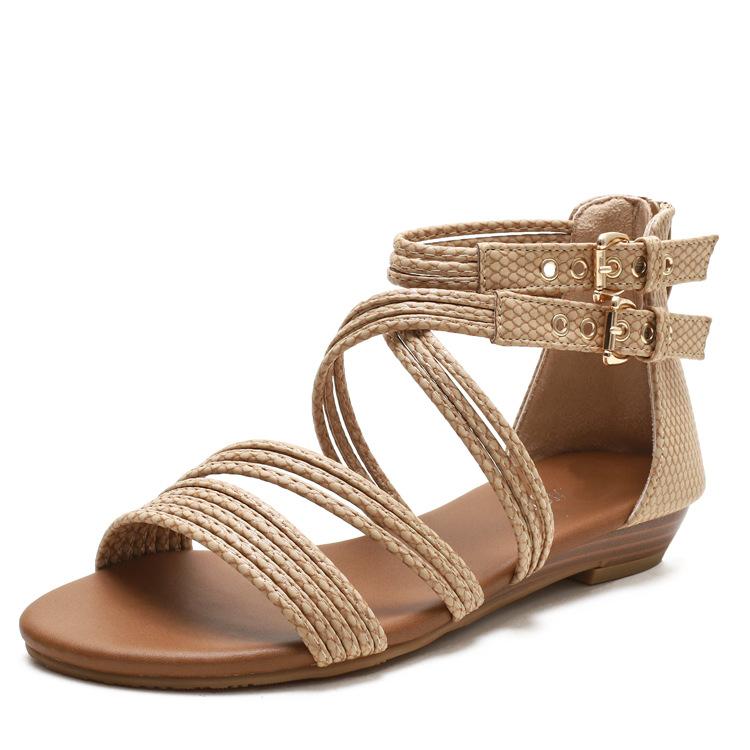 Wedge Open Toe Thick Sole Soft Sole Sandals