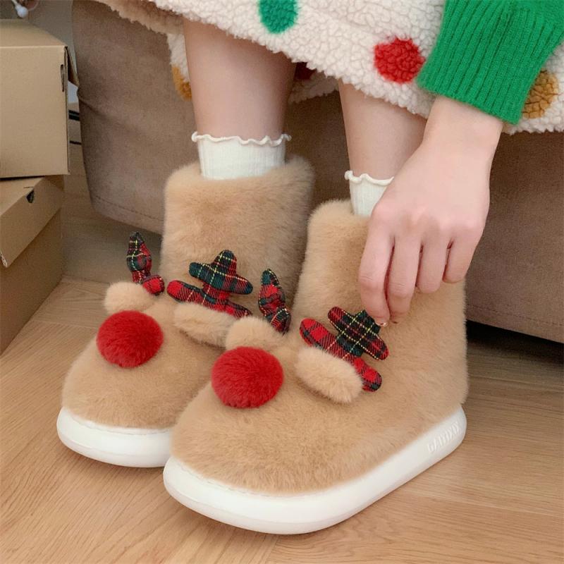 Cute Furry Elk Booties