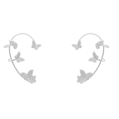 New trend butterfly ear hanging Earbone clip without ear hole